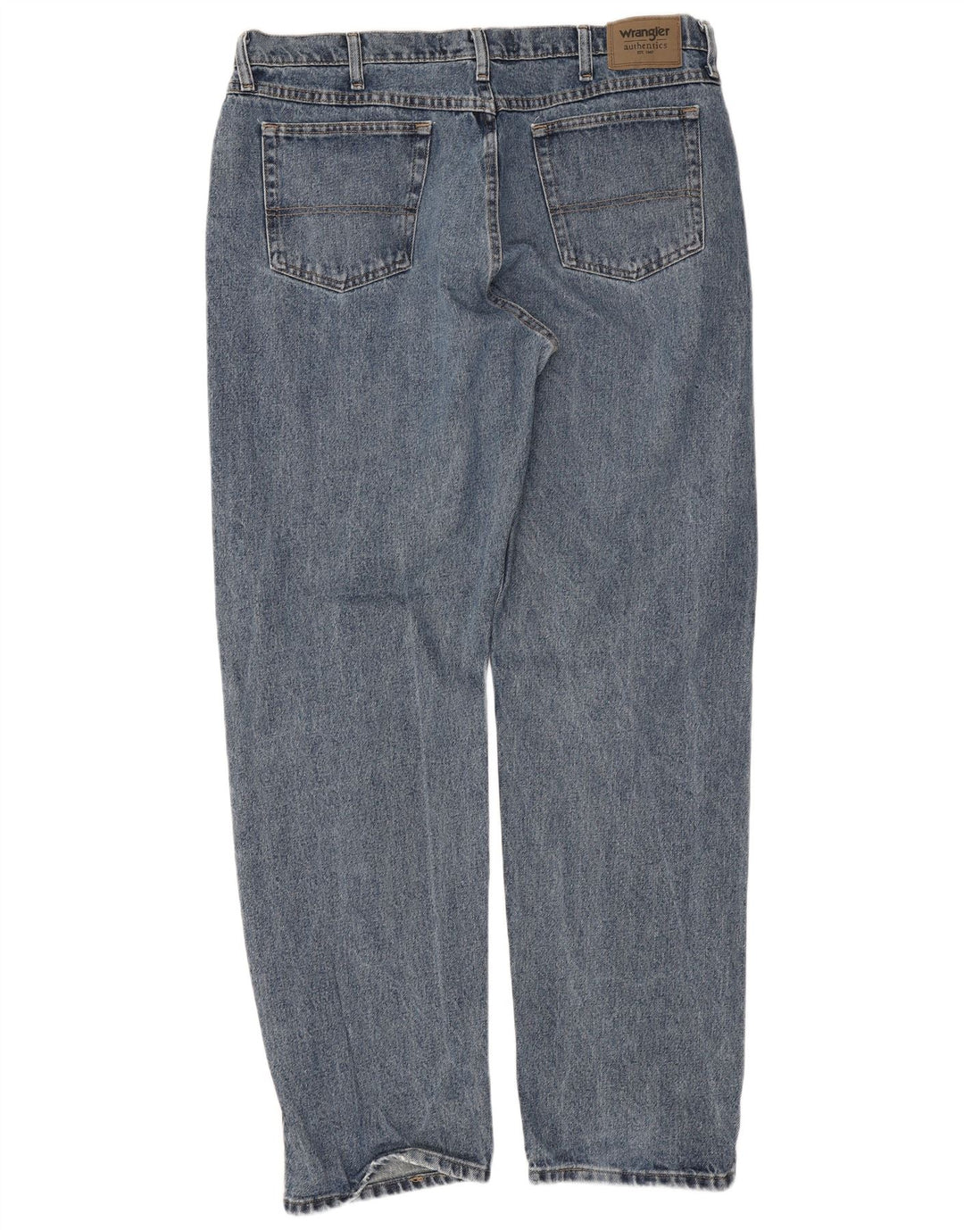 Wrangler Herren Straight Jeans W38 L34 Blaue Baumwolle