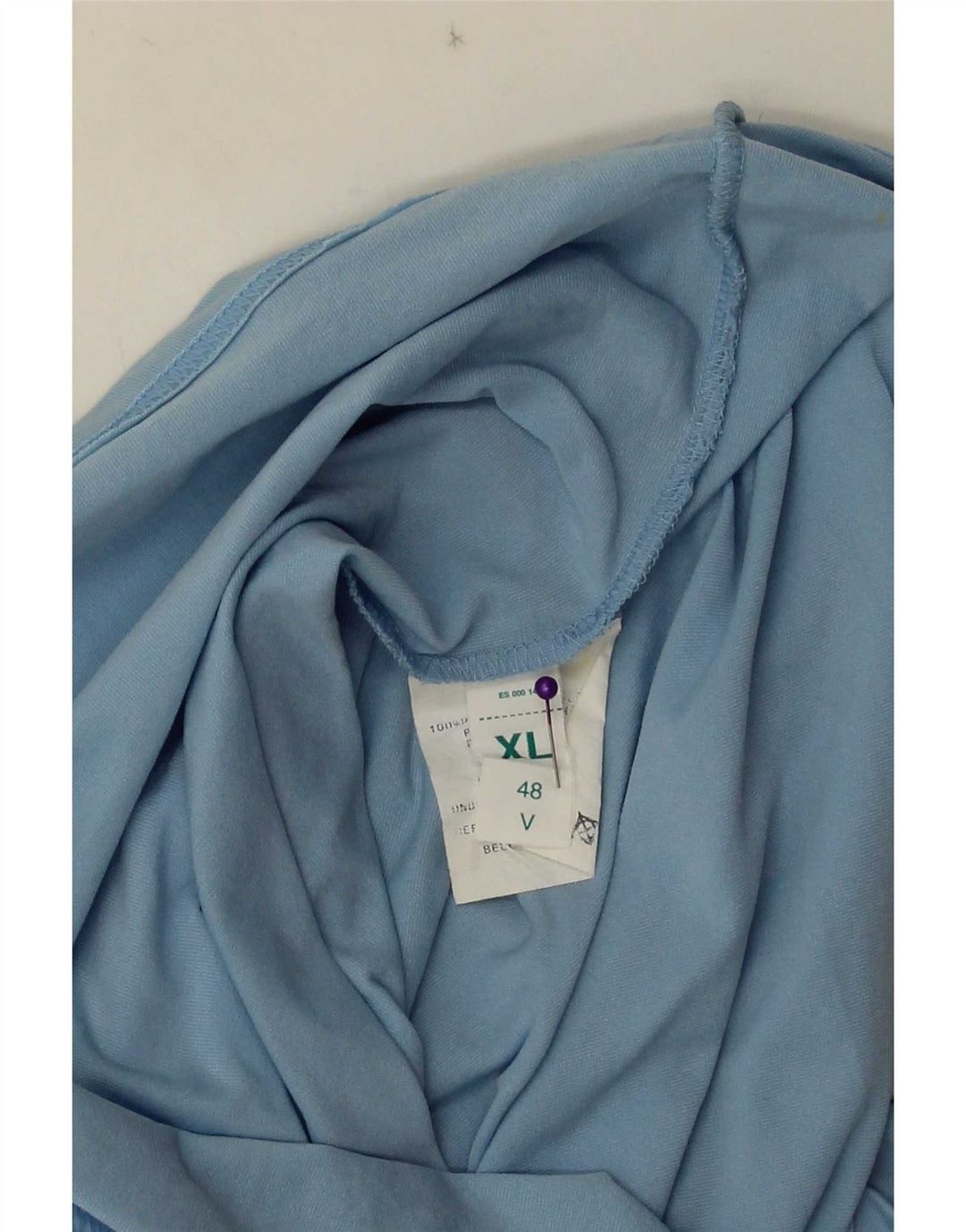 Sergio Tacchini Damen Top Langarm IT 48 XL Blau Polyamid
