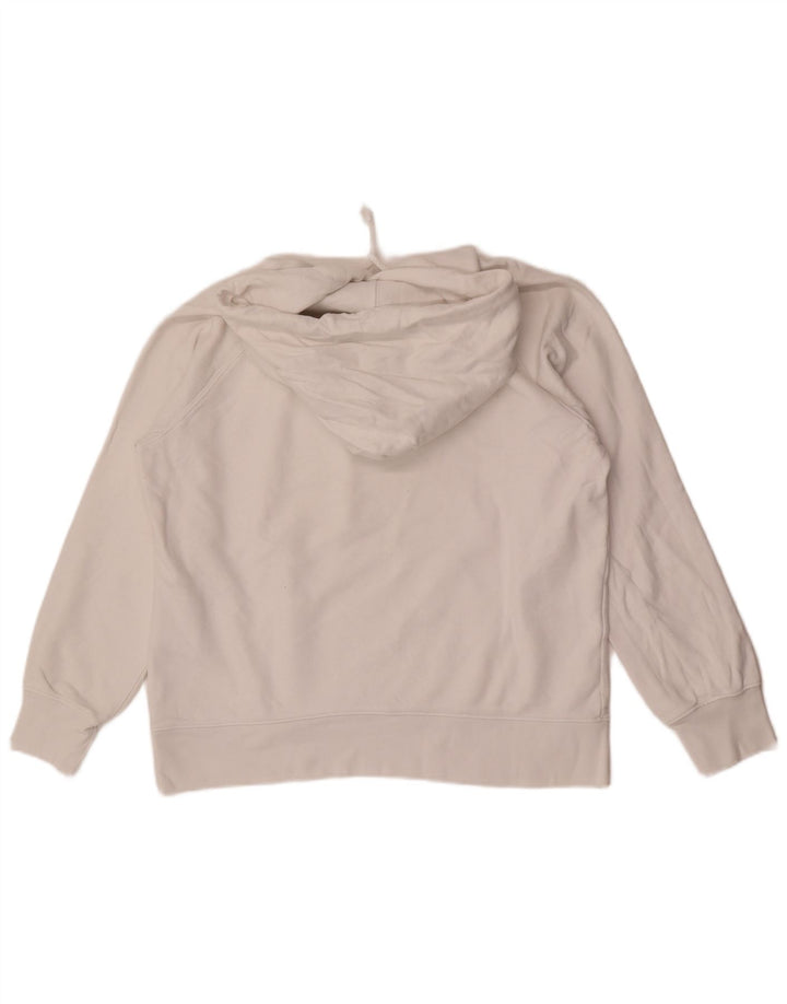 Levi's Damen-Kapuzenpullover mit Grafik, UK 14, mittelweiße Baumwolle