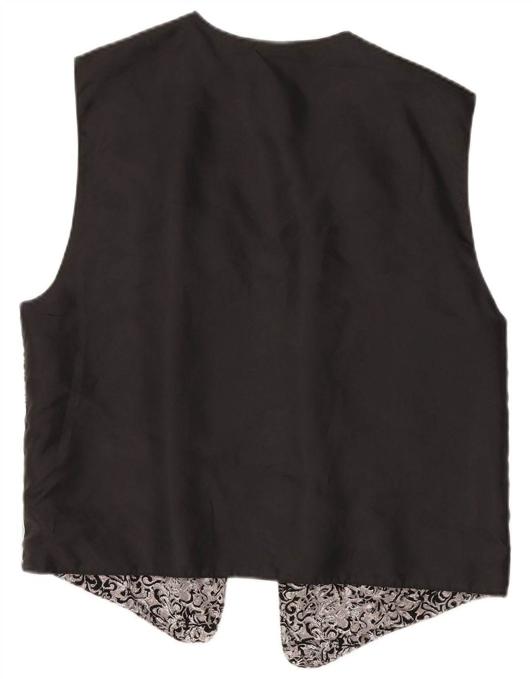 Vintage Damen Weste UK 18 XL Mehrfarbig Patchwork Polyester