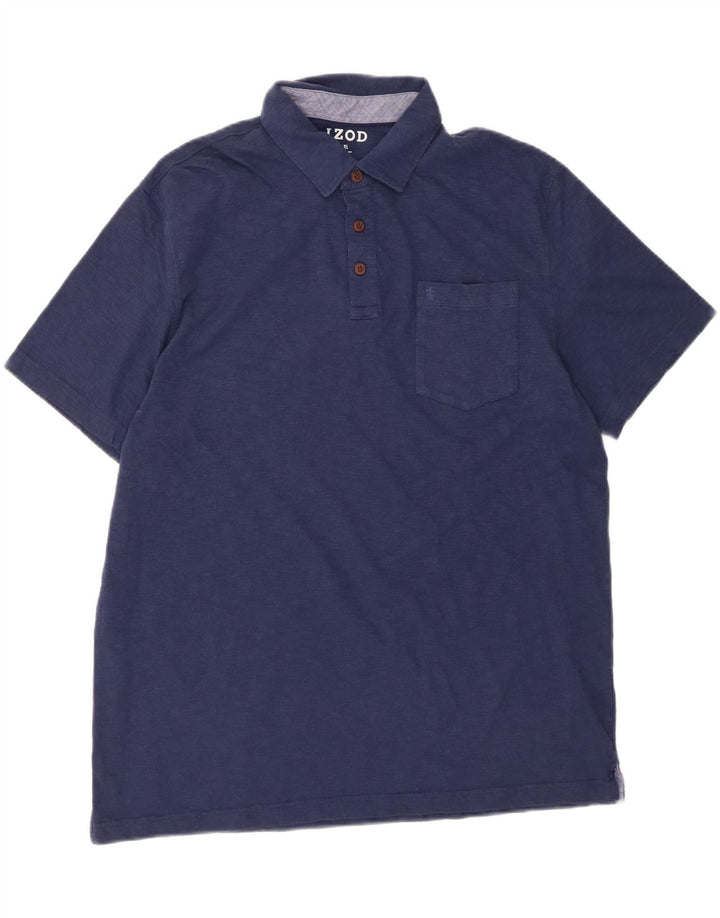 IZOD Mens Polo Shirt XL Navy Blue Cotton Vintage Izod and Second-Hand Izod from Messina Hembry 