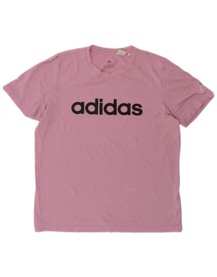 ADIDAS Herren Grafik-T-Shirt-Oberteil Mittellila