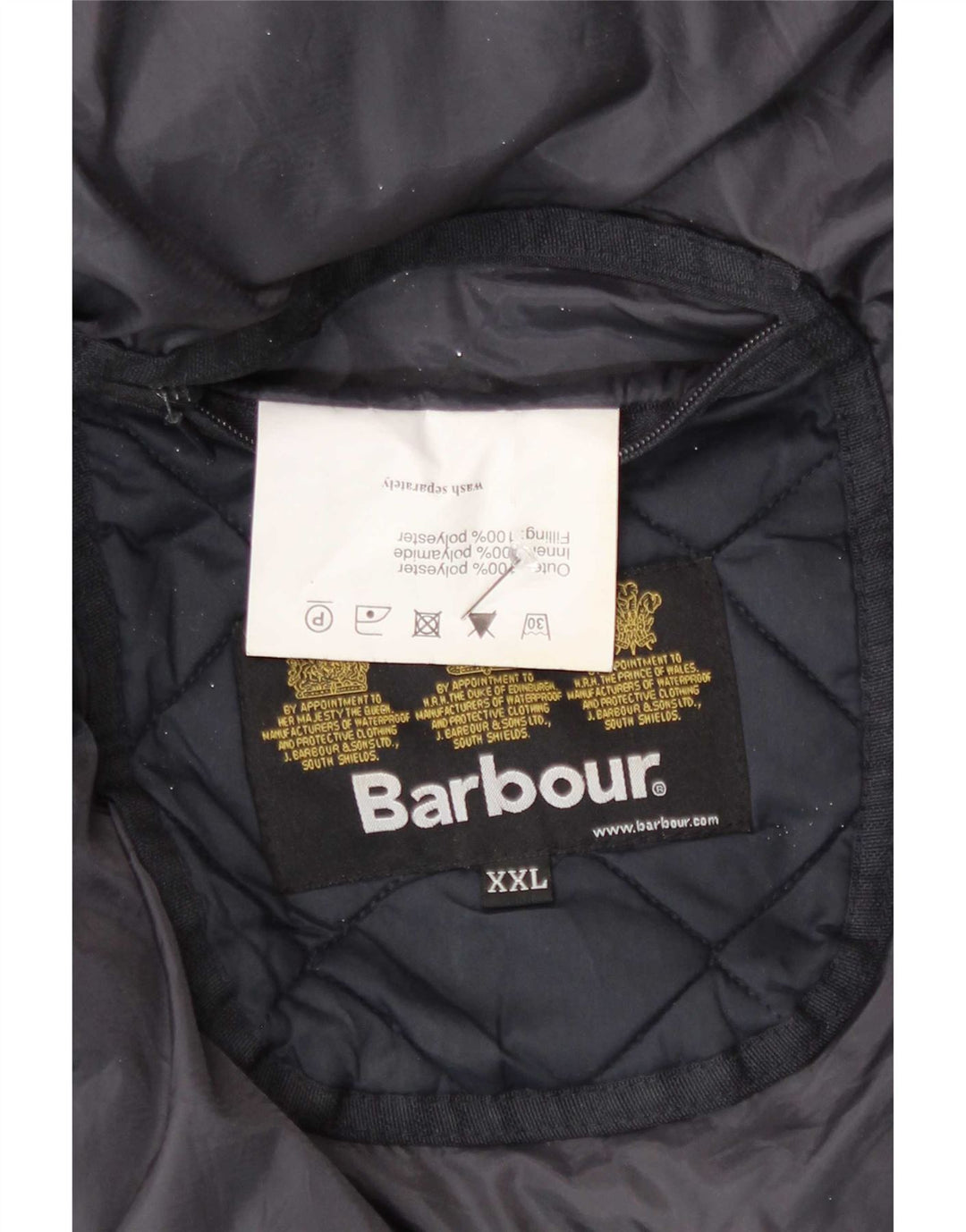 Barbour Herren Steppjacke UK 44 2XL Marineblau Polyester