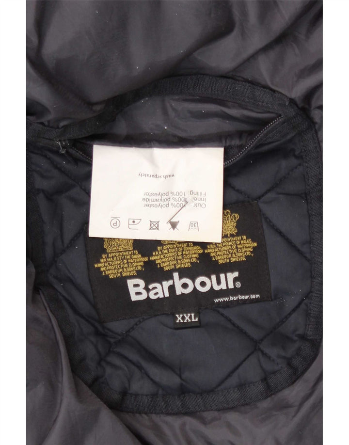 Barbour Herren Steppjacke UK 44 2XL Marineblau Polyester