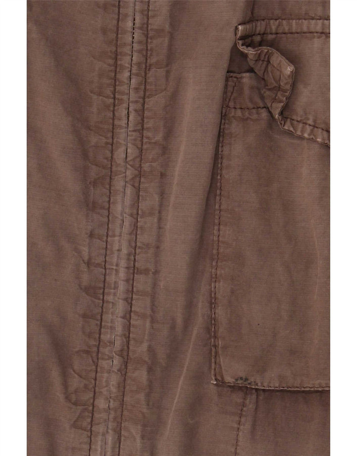 Marlboro Classics Herren-Utility-Jacke EU 52 XL, graue Baumwolle
