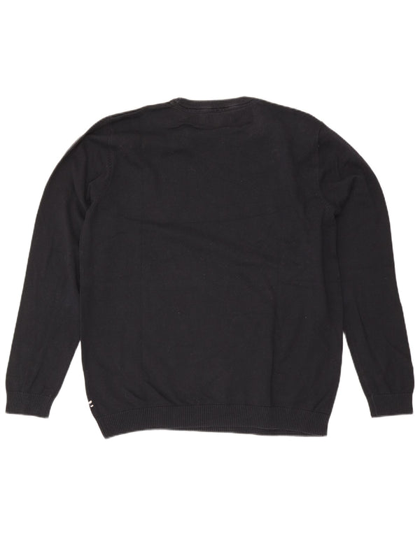 Jack & Jones Herren-Pullover mit Rundhalsausschnitt, XL, Marineblau