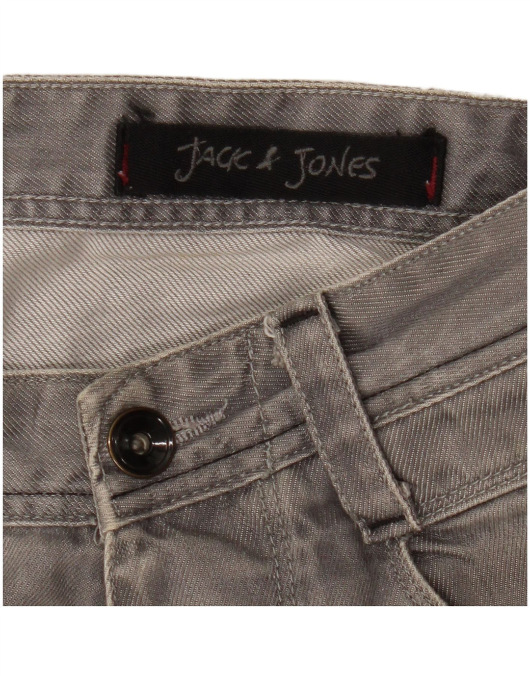 Jack & Jones Herren Straight Jeans W33 L29 Grau