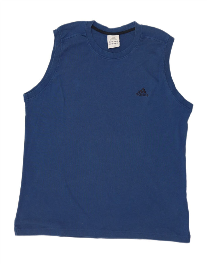 Adidas Herren Weste Top UK 46/48 XL Blau