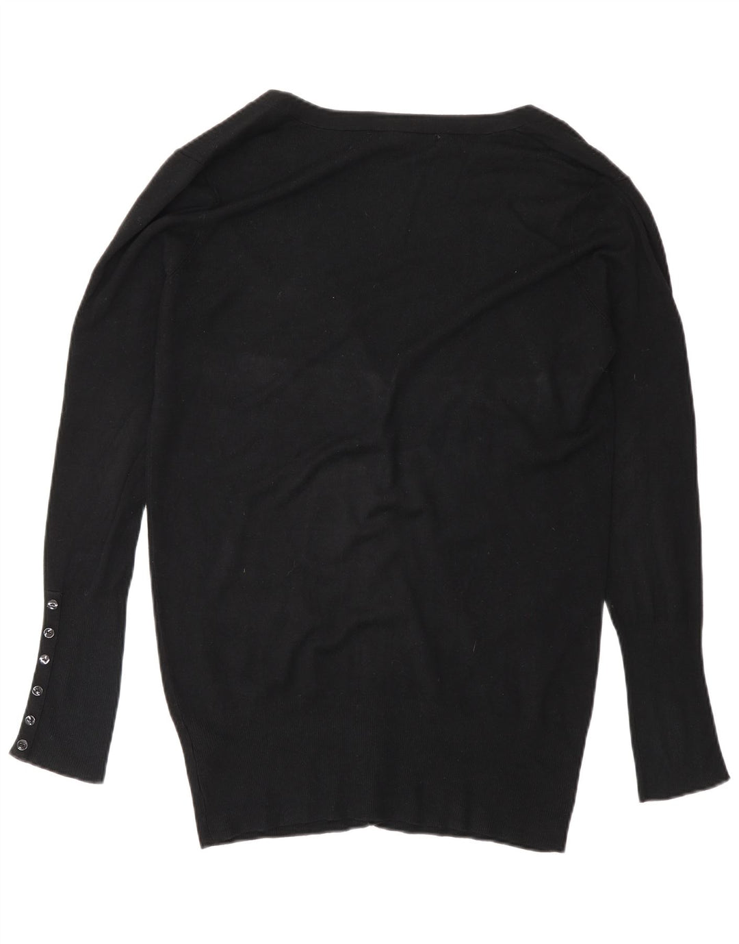 Zara Damen-Cardigan-Pullover UK 16 Large Schwarz Rayon