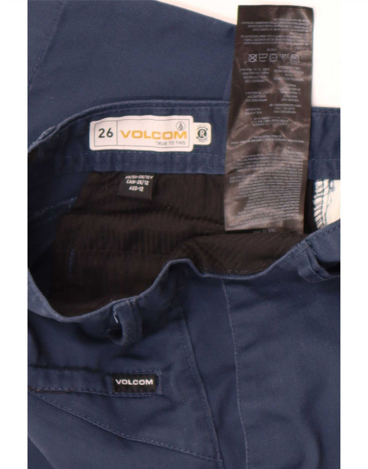 Volcom Chino-Shorts für Jungen, 11–12 Jahre, W26, Marineblau, Polyester