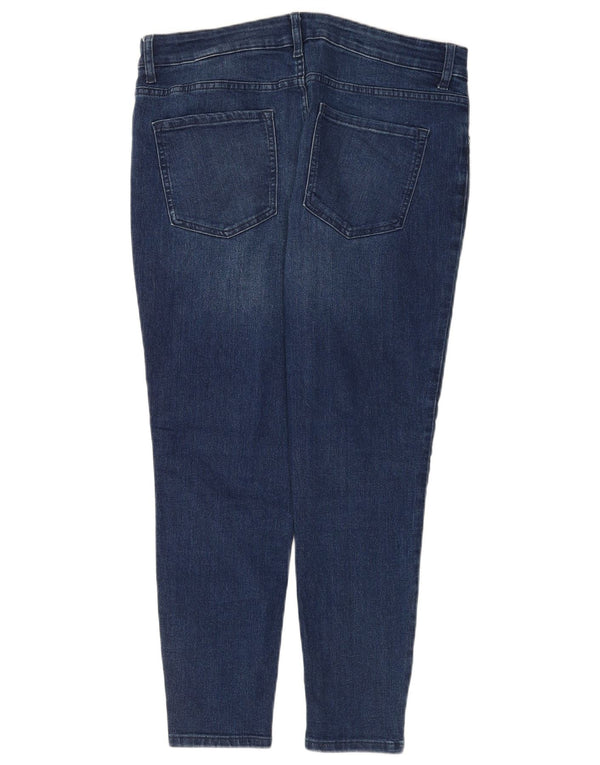 Marks & Spencer Damen The Ivy Skinny Jeans UK 16 Large W34 L25 Blaue Baumwolle