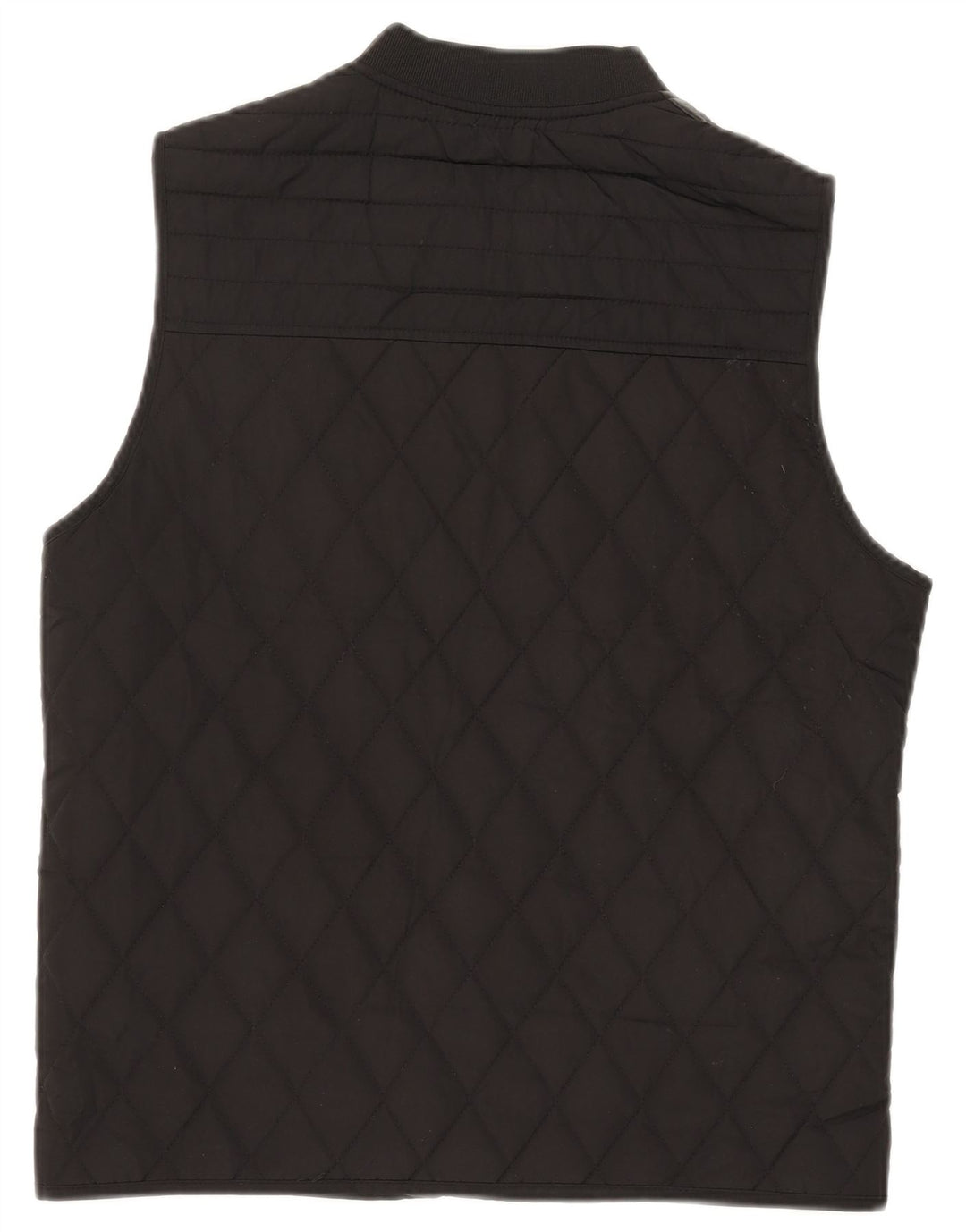 Zara Herren Steppweste UK 38 Medium Schwarz Polyester