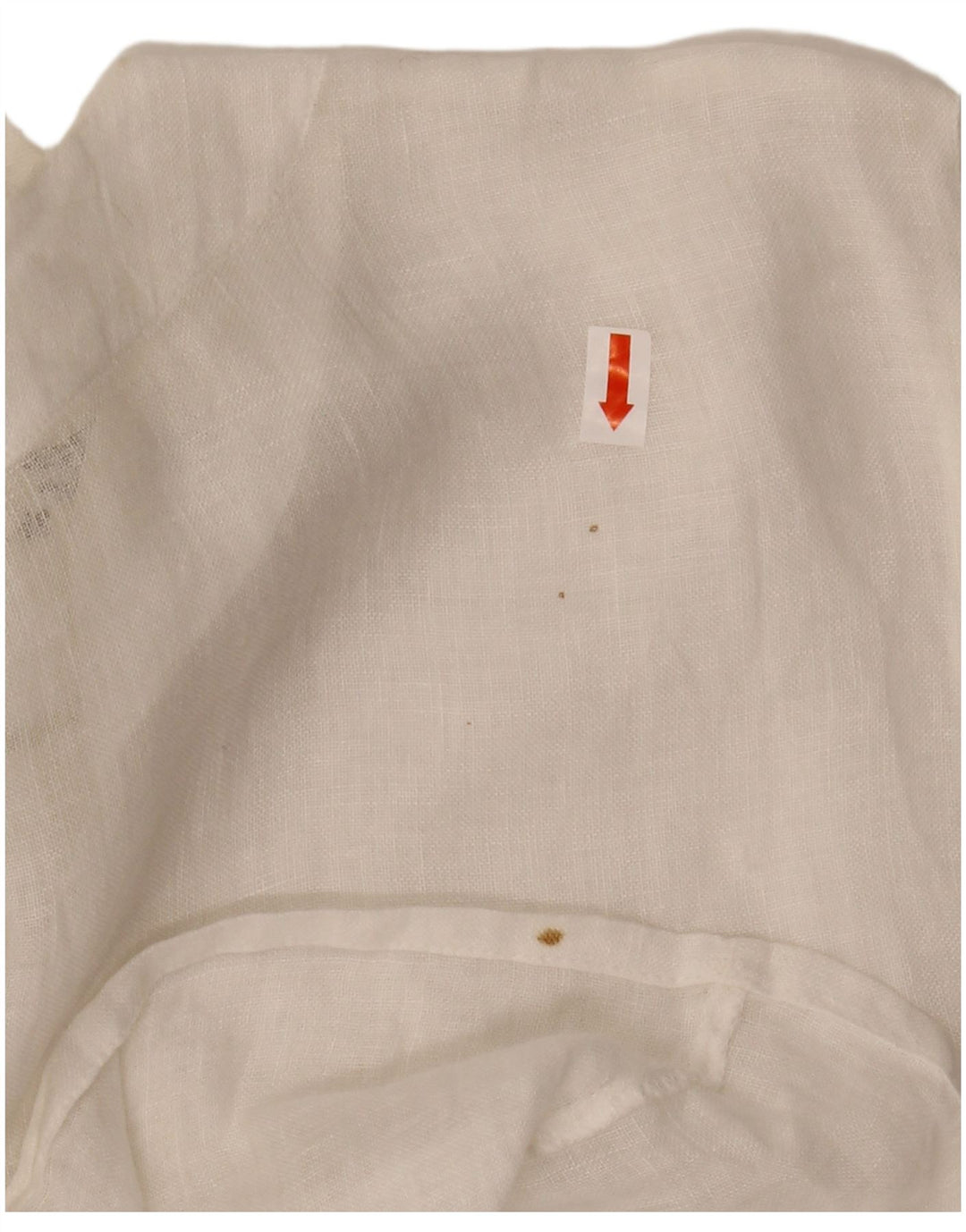 VINTAGE Damen Kurzarm-Hemdbluse IT 48 XL Weiß