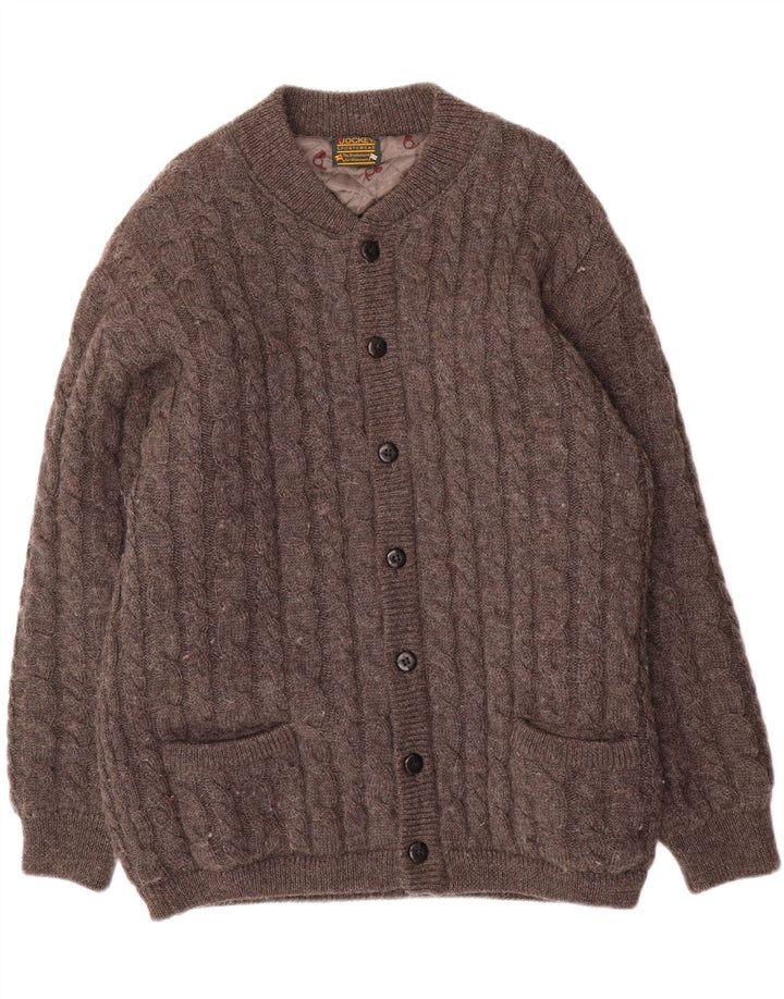 Jockey Herren Strick-Bomberjacke IT 54 2XL graue Wolle