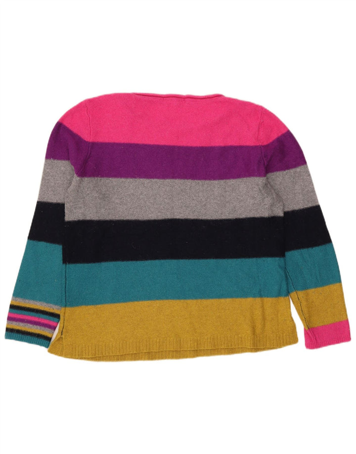 White Stuff Damen-Pullover mit U-Boot-Ausschnitt, Gr. 42, Größe L, mehrfarbig