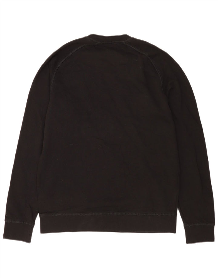 Hugo Boss Herren-Sweatshirt-Pullover, mittelschwarz, Baumwolle