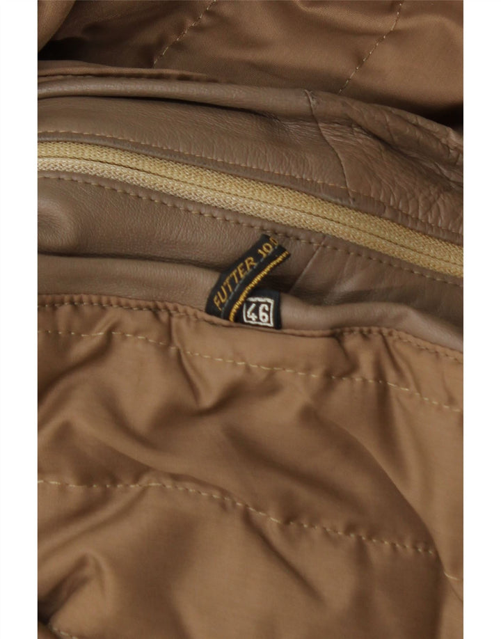 Vintage Herren Lederjacke IT 46 Small Brown