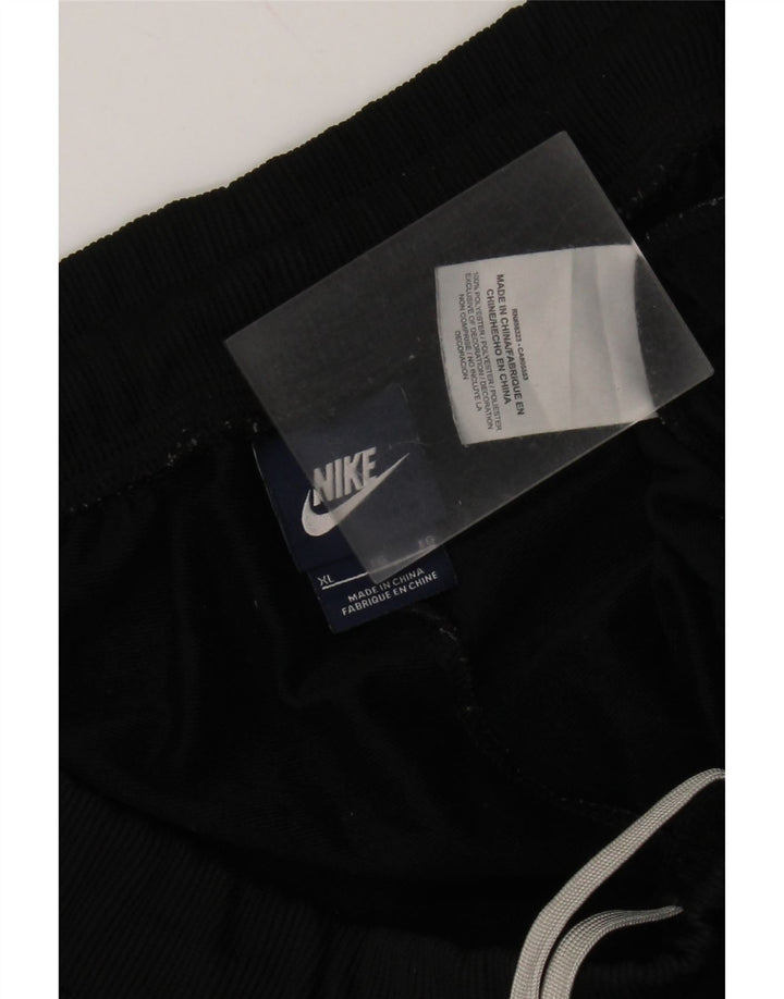 Nike Herren-Trainingshose XL, schwarzes Polyester