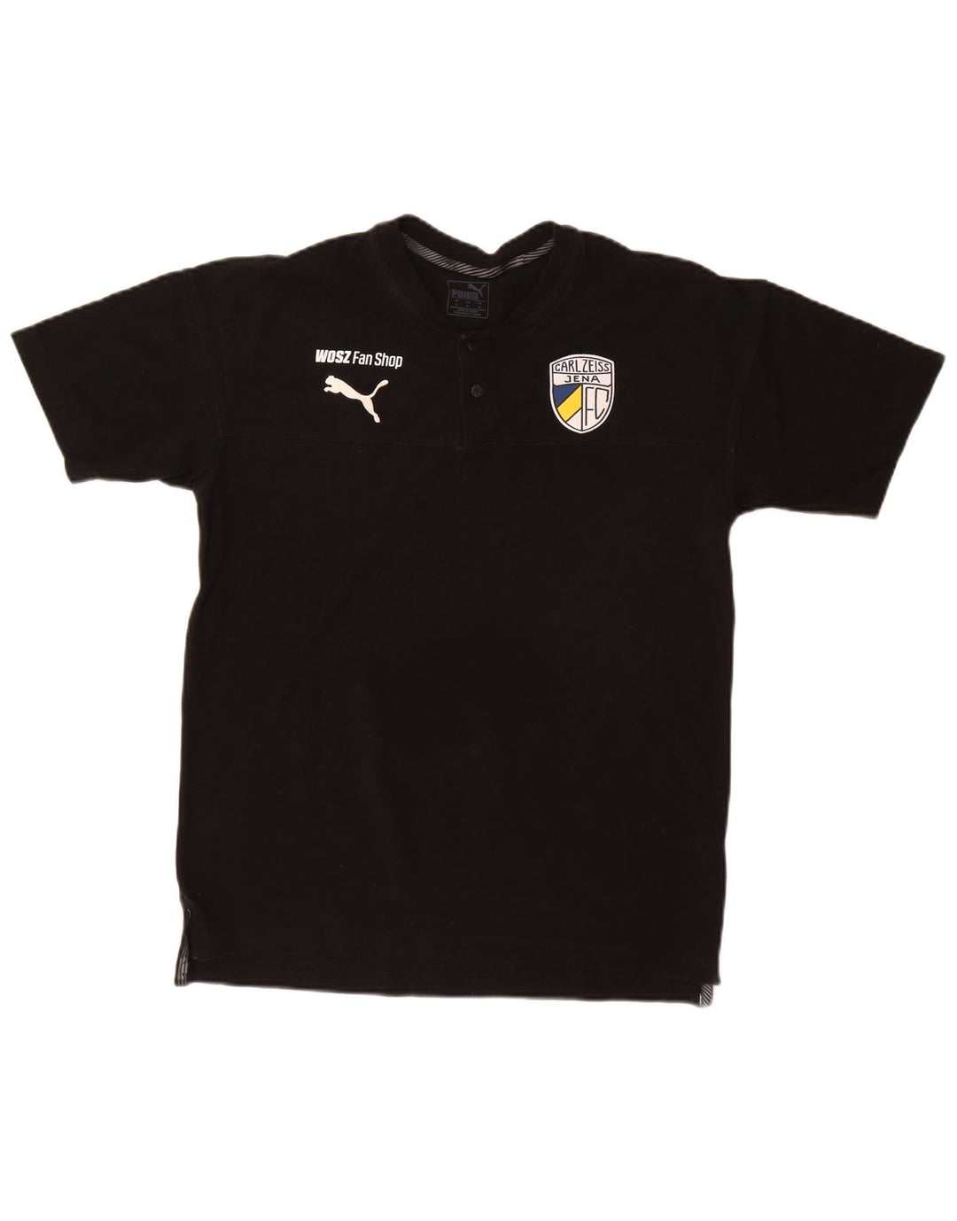PUMA Herren Grafik T-Shirt Top Medium Schwarz Baumwolle
