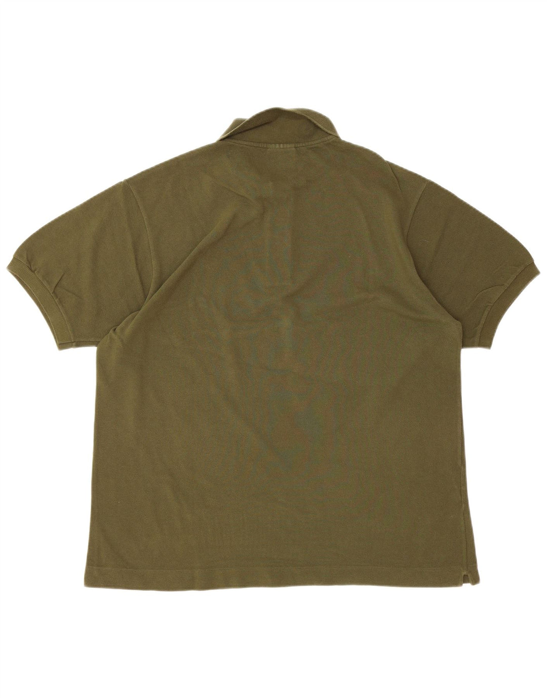 LACOSTE Herren-Poloshirt, Größe 5, große Khaki-Baumwolle