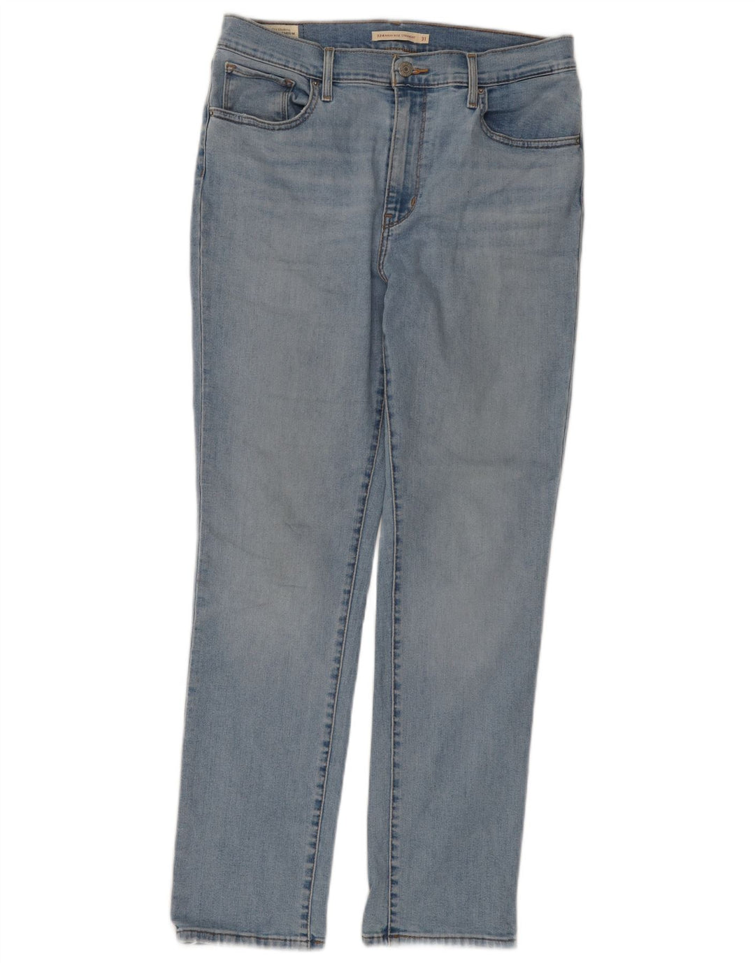 LEVI'S Damen 724 High Rise Straight Jeans W31 L30 Blaue Baumwolle