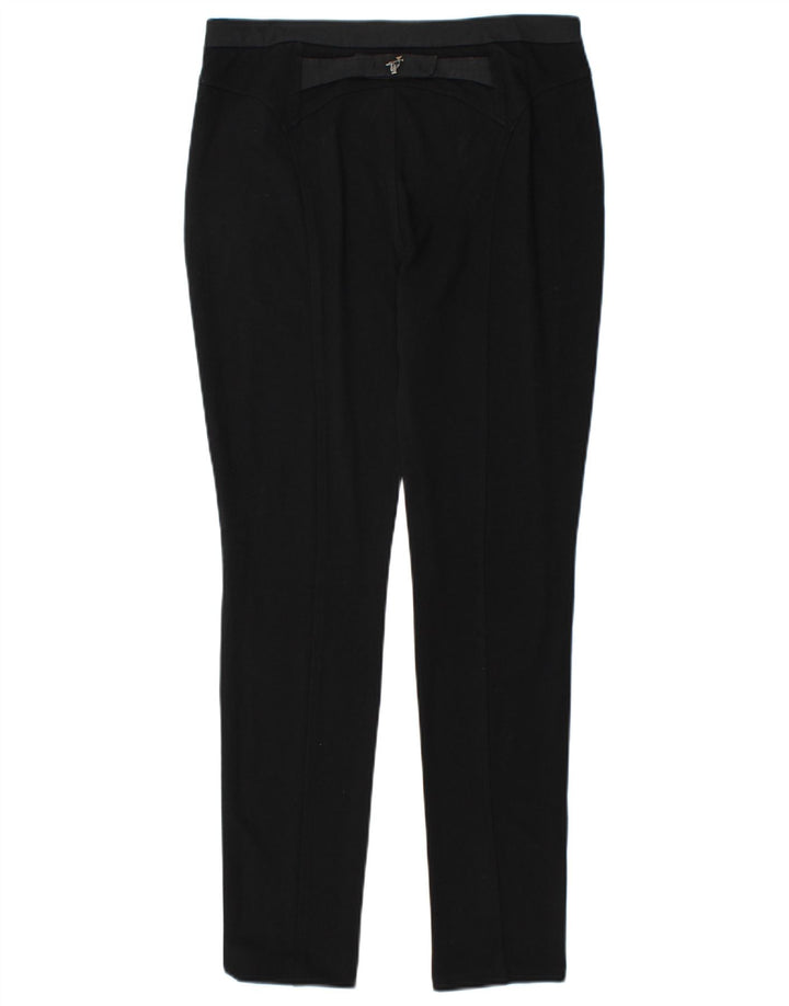 TRUSSARDI Skinny-Freizeithose für Damen IT 44 Mittel W30 L29 Schwarze Viskose