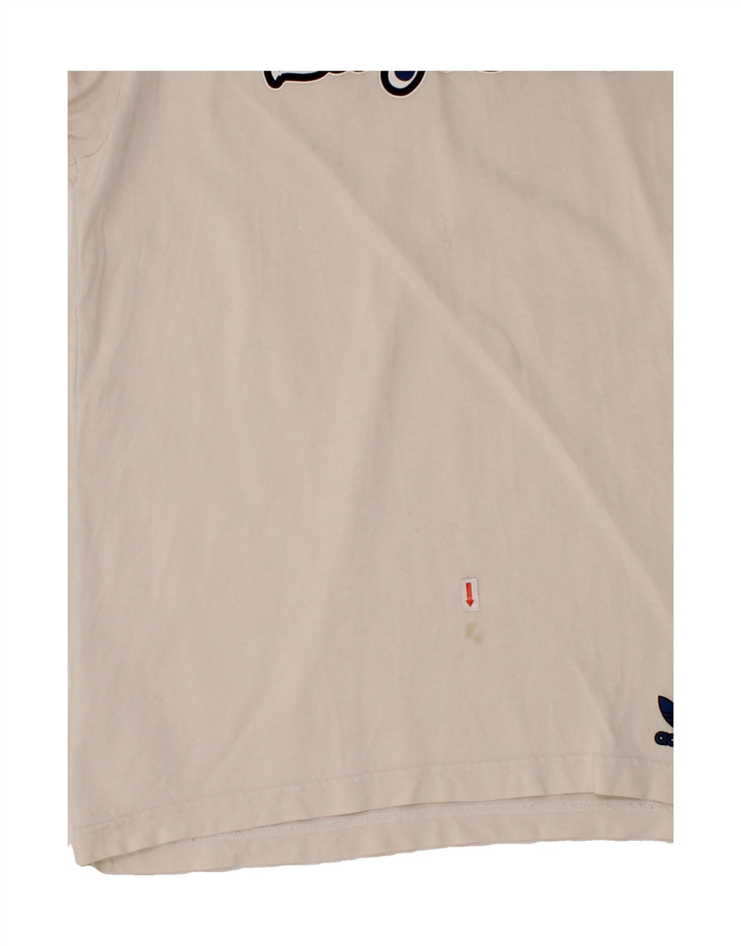 ADIDAS Mens Graphic T-Shirt Top Medium White Cotton Vintage Adidas and Second-Hand Adidas from Messina Hembry 