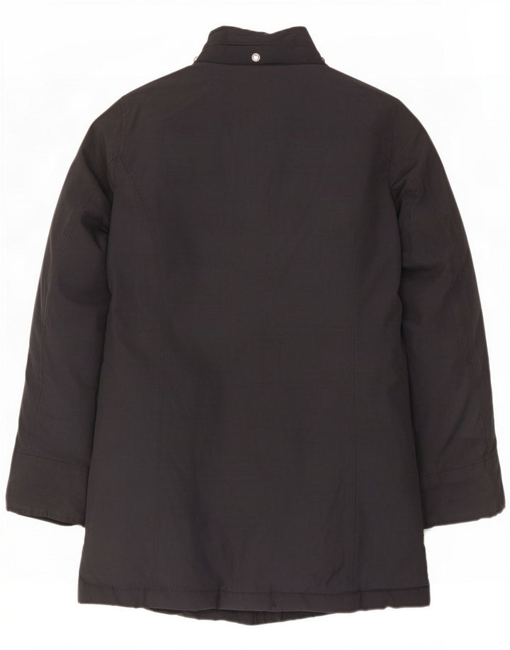 Woolrich Wattierter Jungenmantel 11–12 Jahre, schwarze Baumwolle