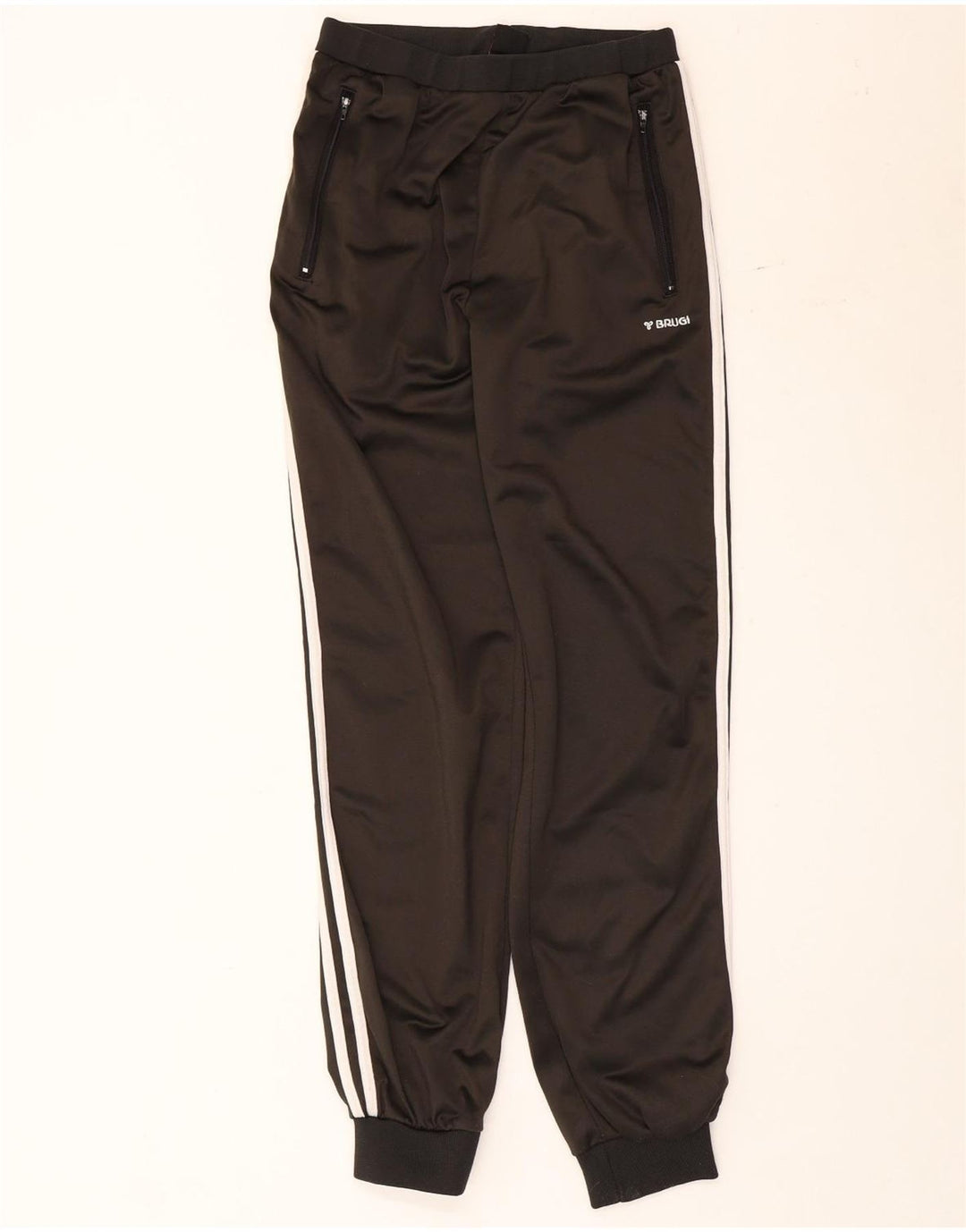 Brugi Herren-Trainingshose, Jogginghose, Größe S, Schwarz