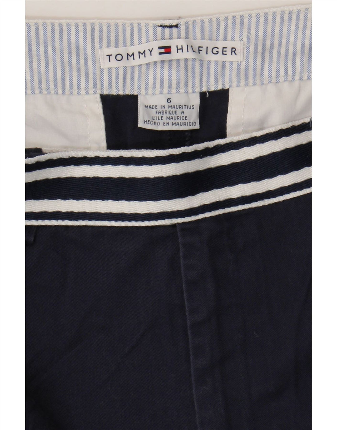 TOMMY HILFIGER Damen Chino-Shorts US 6 Medium W30 Marineblau