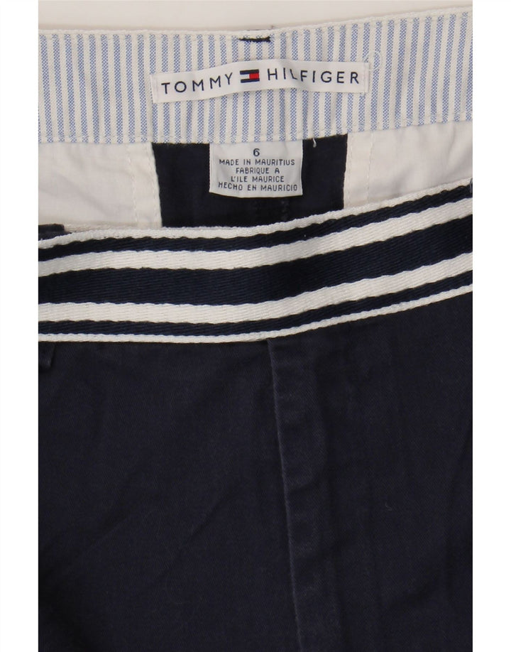TOMMY HILFIGER Damen Chino-Shorts US 6 Medium W30 Marineblau