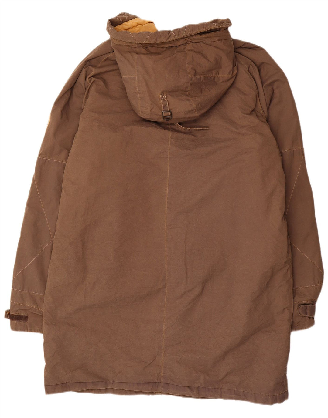 Murphy & Nye Herren-Windbreaker-Mantel mit Kapuze, UK 44, 2XL, braun, Polyester