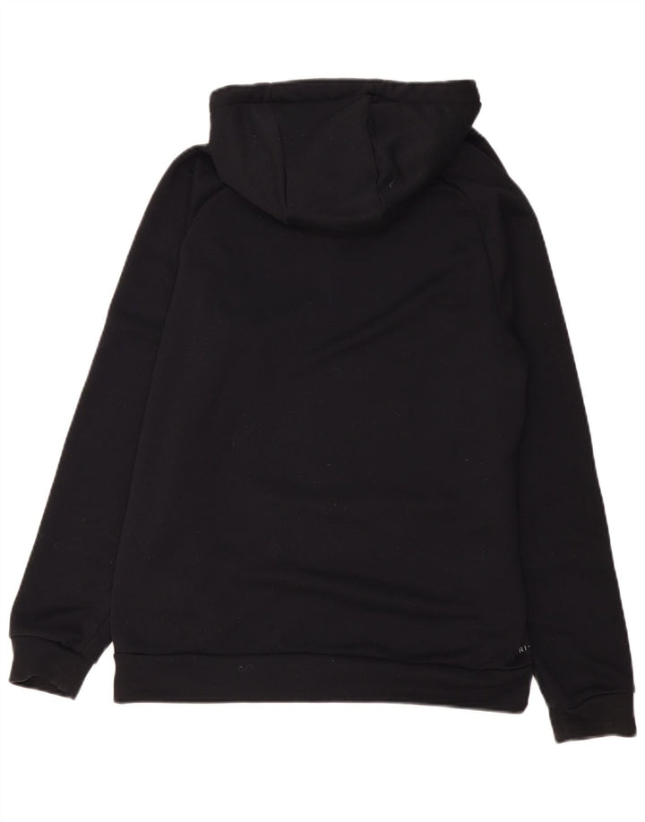 Nike Herren Dri Fit Graphic Kapuzenpullover Mittelschwarzes Polyester