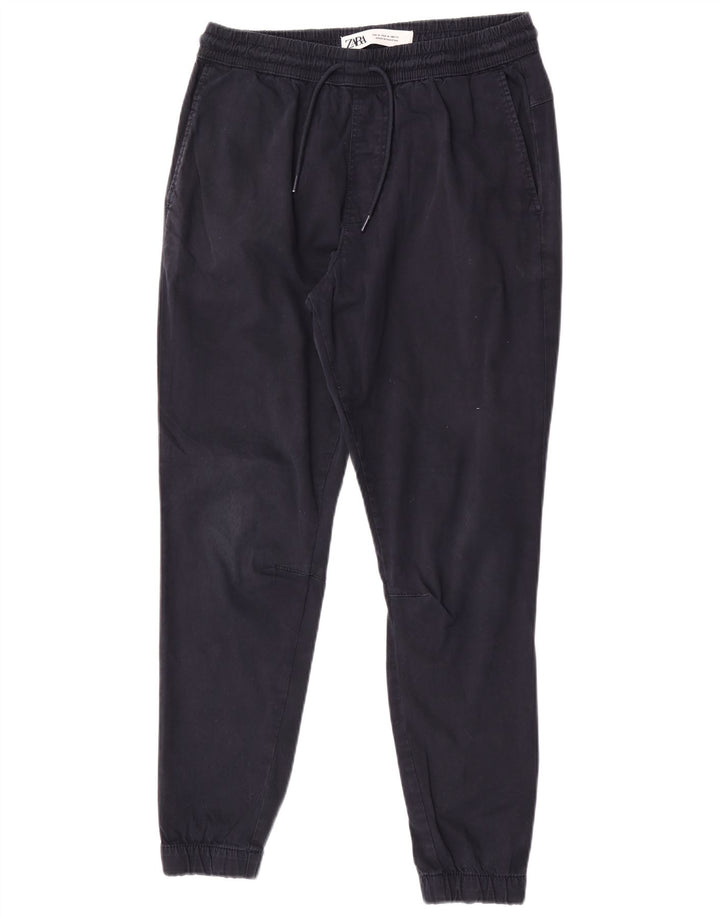 Zara Herren-Jogginghose, Größe M, W31, L28, Marineblau