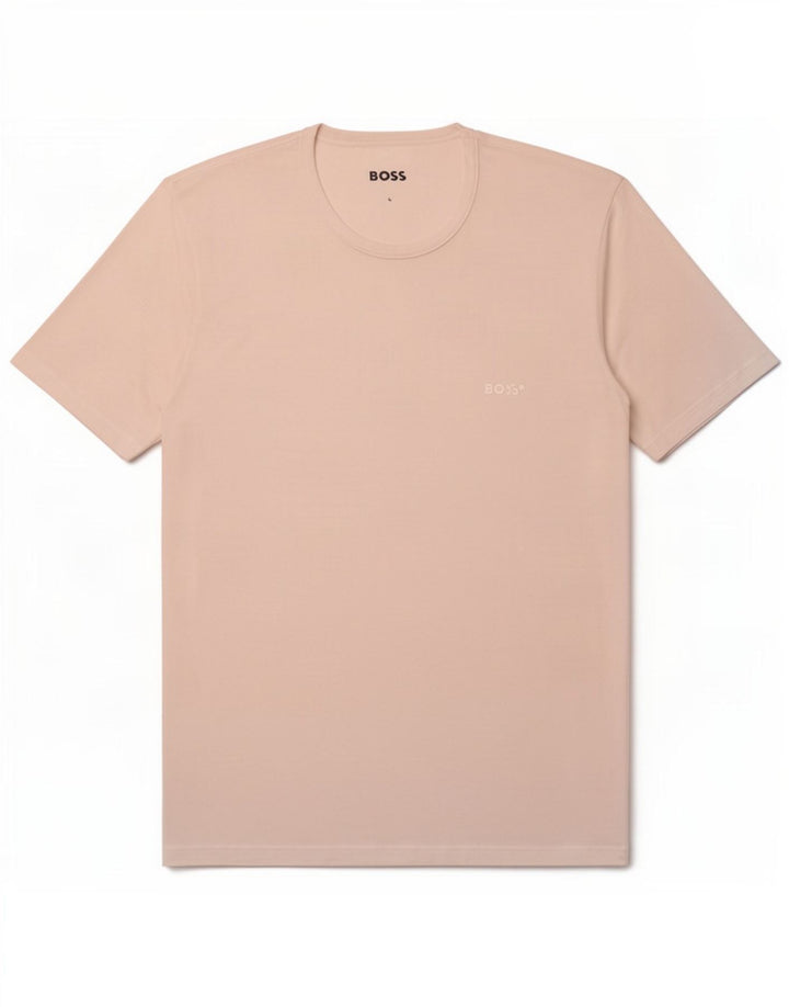 Hugo Boss Herren T-Shirt Top Große weiße Baumwolle