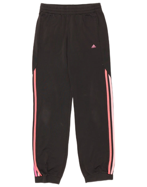 Adidas Mädchen-Trainingshose, Jogginghose, 14–15 Jahre, schwarzes Polyester
