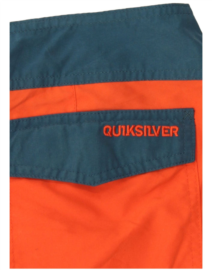 QUIKSILVER Herren-Badeshorts, groß, Orange, Farbblock