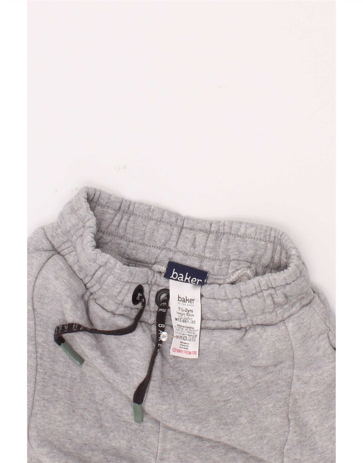 Ted Baker Baby-Jungen-Trainingshose mit Grafik, 18–24 Monate, grau meliert