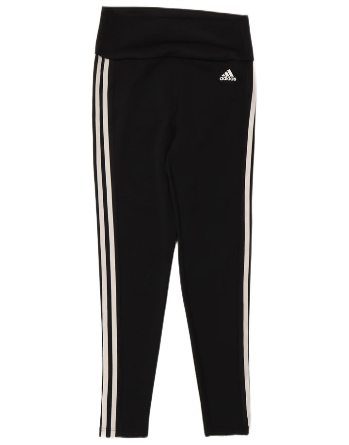 Adidas Damen Aeroready Leggings UK 8/10 Small Schwarz Polyester