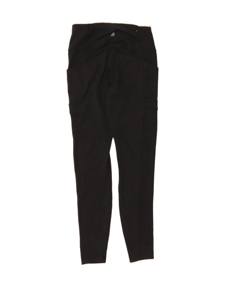 EDDIE BAUER Womens Leggings UK 8 Small Black Polyester Vintage Eddie Bauer and Second-Hand Eddie Bauer from Messina Hembry 