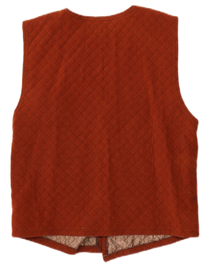 Vintage Herren Weste Klein Braun