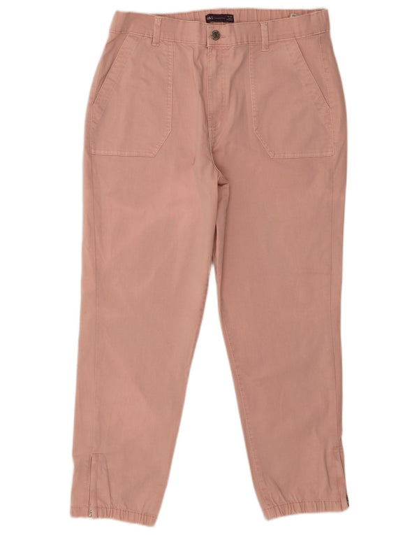 Marks & Spencer Damen Jogger Chinohose UK 16 Large W36 L26 Pink