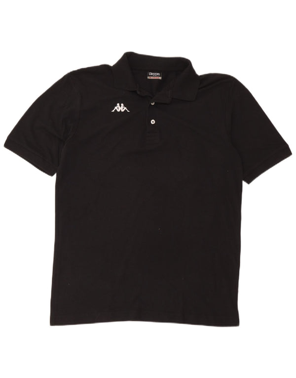 Kappa Herren Poloshirt XL Schwarz Baumwolle