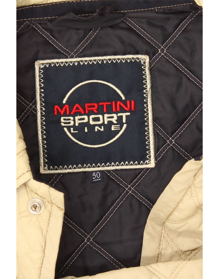 Vintage Herren Steppjacke IT 50 Large Beige