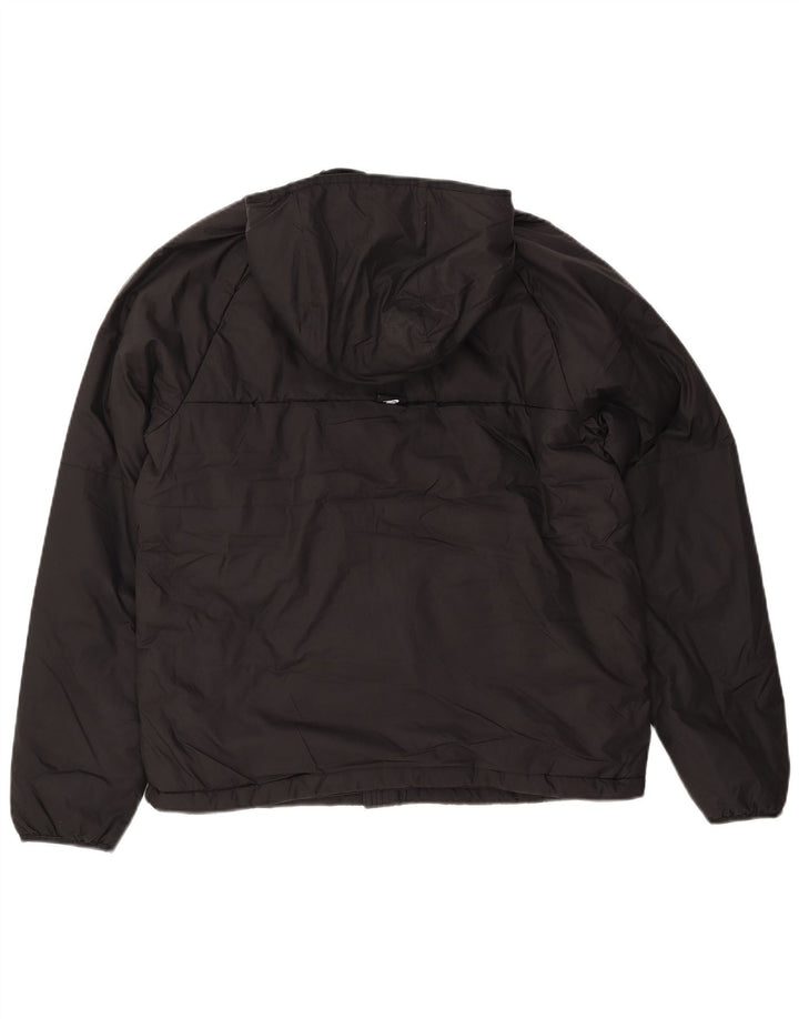 NIKE Herren Therma-Fit Kapuzen-Windbreakerjacke UK 38 Medium Schwarz