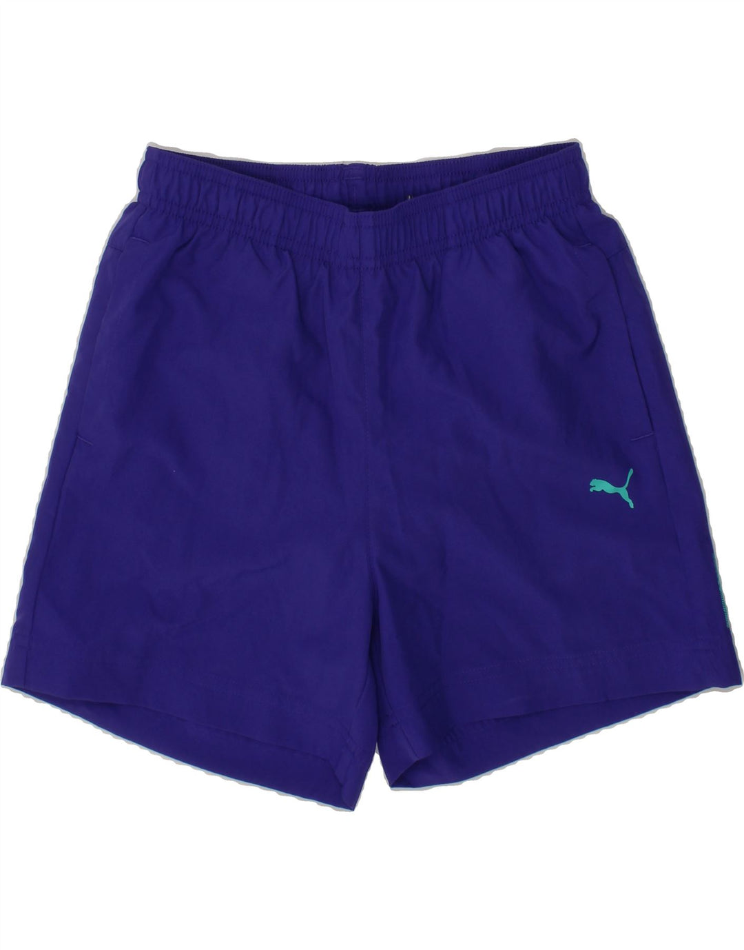 PUMA Boys Graphic Sport Shorts 9-10 Years  Purple Vintage Puma and Second-Hand Puma from Messina Hembry 