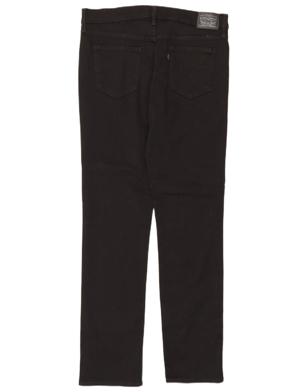Levi's Damen 312 Shaping Slim Jeans W32 L32 Schwarze Baumwolle