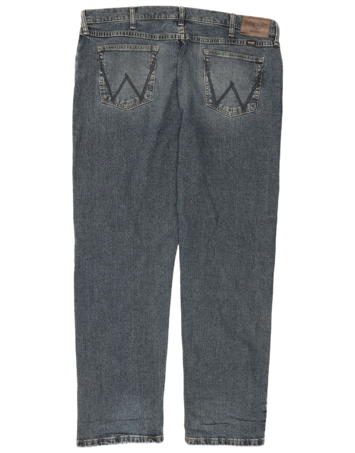 Wrangler Herren-Jeans mit normaler Passform, gerade Passform, Breite 40, Länge 30, Blau, Baumwolle