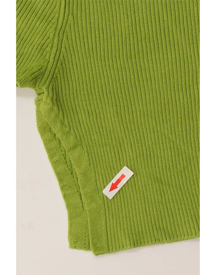 Zara Damen Crop Top UK 12 Mittelgrün