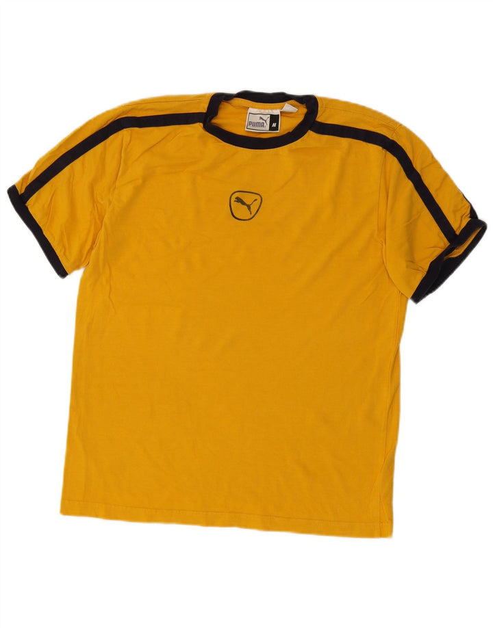 Puma Herren T-Shirt Top Mittelgelb